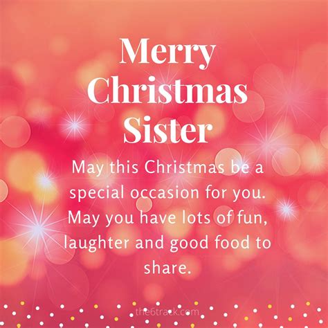 merry christmas sister messages|christmas message for sister.